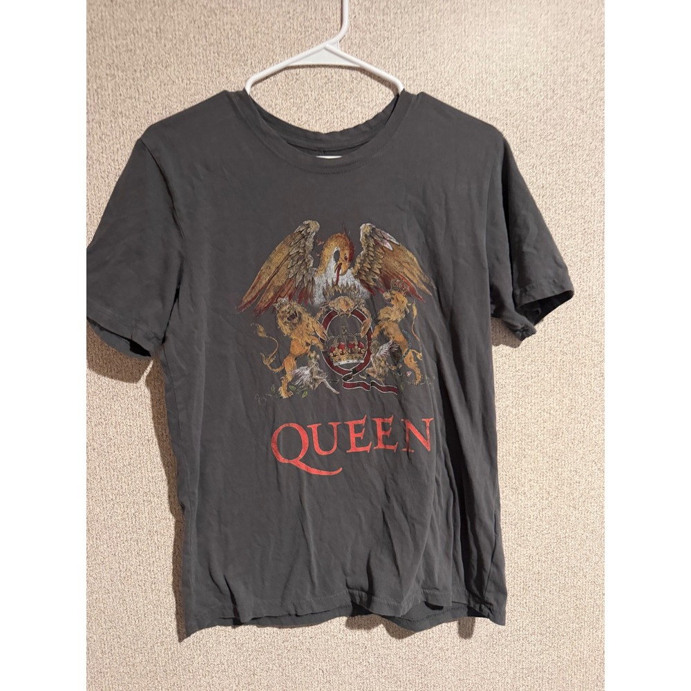 Abercrombie & Fitch Queen Band Graphic Tee Soft A&F Collection Charcoal Small